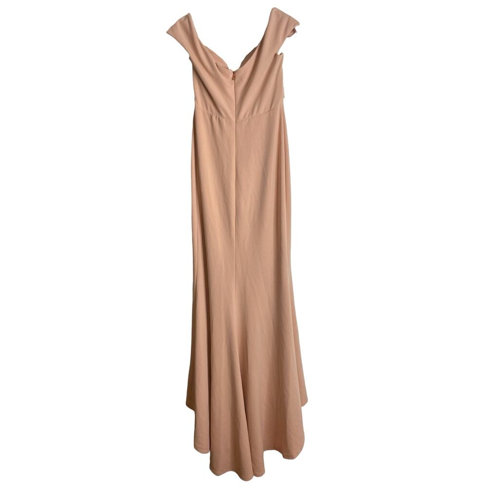 Nookie Neptune Gown Maxi Dress Train Gala Formal Party Guest Black Tie XL - Picture 9 of 15